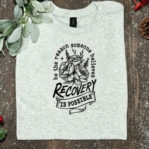 Sober shirt skeleton skull cute Recovery awareness popular Roses